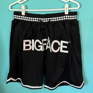 NWOT Jimmy Butler’s Miami Coffee Company Big Face Basketball Shorts w/Appliqués